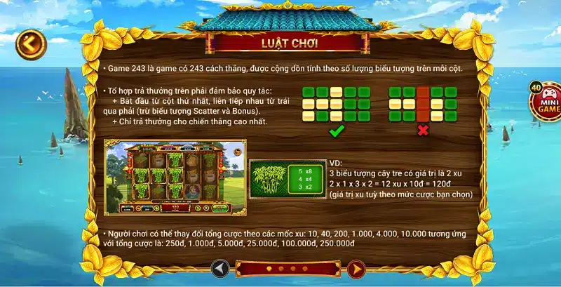 Luật chơi game ăn khế trả vàng go88