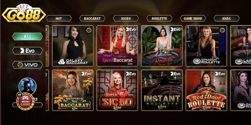 Những lợi ích khi chơi casino Go 88